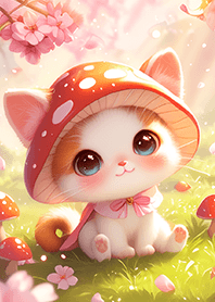 ⭐️櫻花森林的蘑菇帽小奶貓❤️1-4