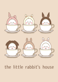 the little rabbit's house - cup - / jp