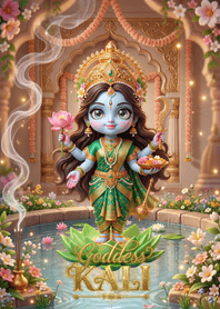 Goddess Kali 3D (Emerald)