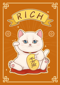The maneki-neko (fortune cat)  rich 78