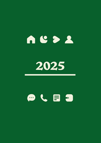 2025年極簡約(森林綠色)