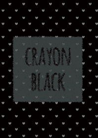 Crayon Black & Gray / Heart