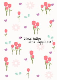 Mini Red tulips 8