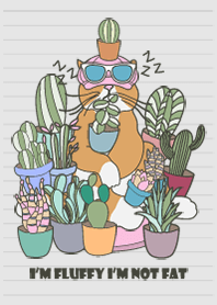 i'm fluffy i'm not fat