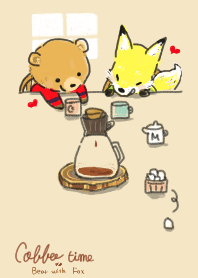 bear&fox coffee time beige theme
