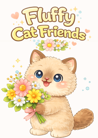 Fluffy Cat Friends 2