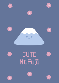 Cute Mt.FUJI and Flower PATTERN