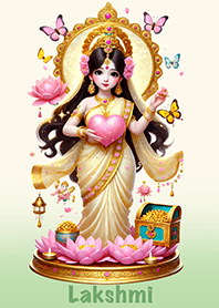Lakshmi, good fortune, wealth, rich