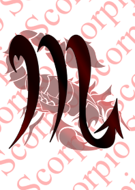 Twelve constellations -Scorpio3 Red-