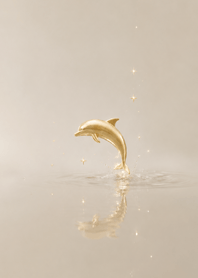 幸運海豚｜金色療癒時光