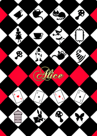 Alice in Wonderland with Black x Red*16