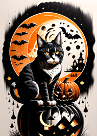 halloween cat 98a9Bf