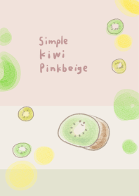 simple kiwi pink beige.
