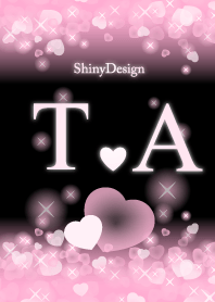 T&A イニシャル 運気UP!ピンクハート