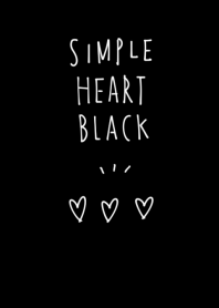 หัวใจสีดำเรียบง่าย