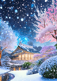 Beautiful real scenery(Winter-1275)