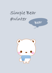 Simple Bear #winter