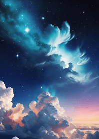 Mountain, Sea, and Moonlit Night A0192e