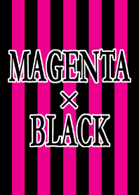 MAGENTA x BLACK