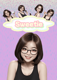 Sweetie attractive girl purple03