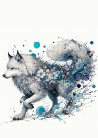 Phantom Wolf: Ripples of Color