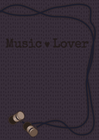 musiclover + ネイビー
