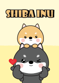 I Love Cute Shiba & Black Shiba Inu