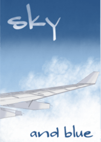 sky and blue
