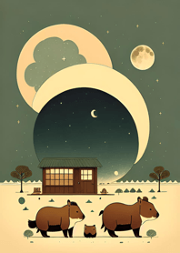 Ukiyo-e - Capybara 541356