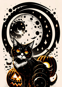 halloween cat D3F36d