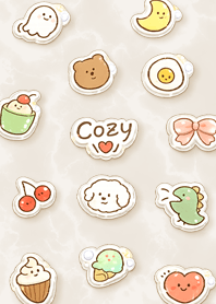 ぷにっと可愛いミニワールド（ベージュ）