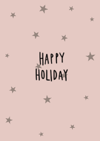 ベージュ＋グレージュの星。