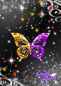 蝶々[gold&purple]