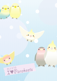 ラブ♡インコ/ブルー16.v2