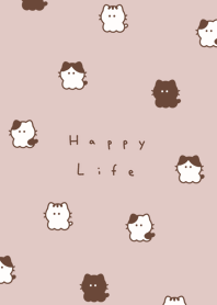 小さな猫 | ピンクとブラウン