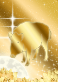 Zodiac wild boar -Gold- 2022