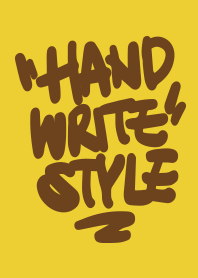 STRBROS - HANDWRITE 1.0 YELLOW 01