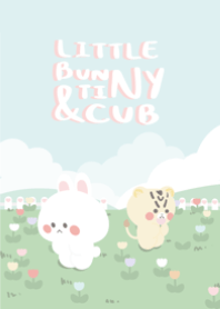 Little bunny & tiny cub