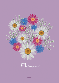 สีม่วง : เดรสลายดอกไม้