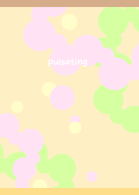 Pulsating yellow greenandpink on B&Y