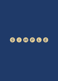 just like simplicity(Navy blue)