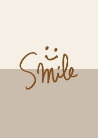 Simple smile Beige and Brown16