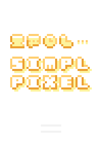 SIMPL PIXEL :yellow white