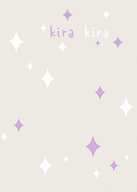 kira kira*purple and beige