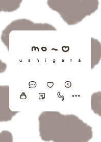 mo 〜 ♡ 牛柄 brown