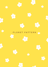 Floret Pattern  - 04-05 Brown Yellow