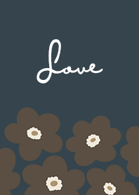 in bloom, flower br - indigo