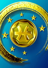 Brilliant gold (Pisces3 blue)