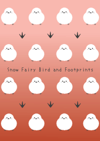 Snow Fairy Bird and Footprintsj-VER GRAD