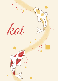 ปลา 001 (นิชิกิโกอิ×สีเบจ×สีแดง)